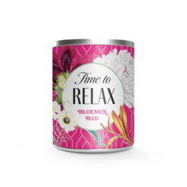 Bloemenmix voor in bad - Time to relax