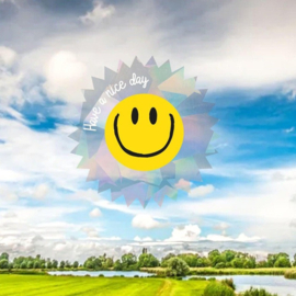 Raamsticker & regenboogmaker Smiley - Studio Inktvis