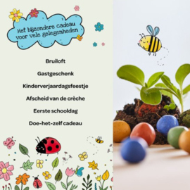 Bloemenknikkers in een doosje