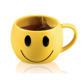 Mok Smiley geel - Bitten