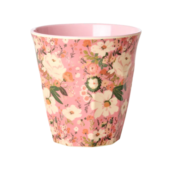 Melamine beker Allison Flower print - Rice