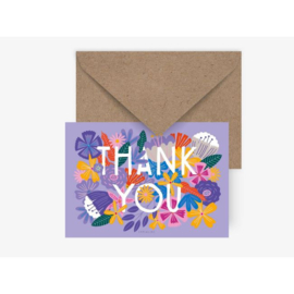 Postkaart - Thank you