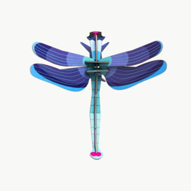 Sapphire Dragonfly - 3D wanddecoratie | Studio Roof