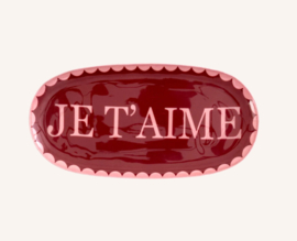 Metalen schaal JE T' AIME Rusty Beauty - Rice