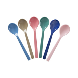 Set van 6 melamine theelepels A New York minute - Rice