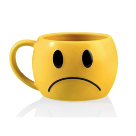 Mok Smiley geel - Bitten