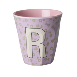 Melamine alfabet beker letter R - Rice