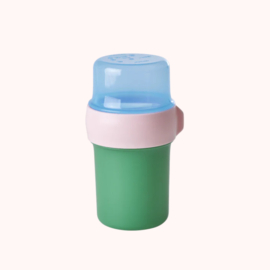 Take away food container met lepel Groen - Rice