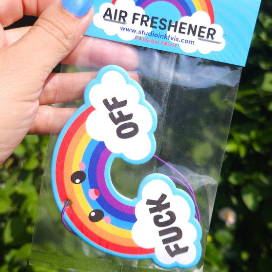 Air freshener Fuck you - Studio Inktvis