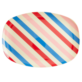 Melamine bord - Candy Stripes