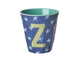 Melamine alfabet beker letter Z - Rice