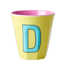 Melamine alfabet beker Letter D | Rice