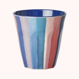 Melamine beker N.Y. stripes - Rice