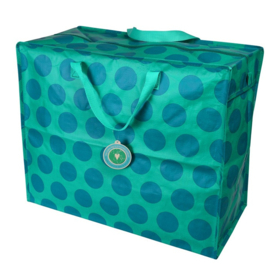 Big shopper Spotlight blue on turquoise - Rex London