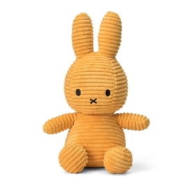 Nijntje - Miffy knuffel corduroy Yellow 23 cm