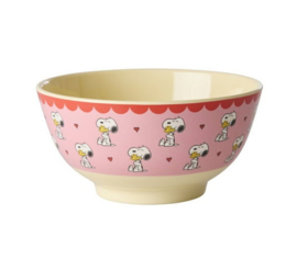 Melamine kom medium Pink Snoopy print - Rice