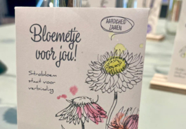 Bloemetje voor jou Bloemzaden cadeau - Veer & Moon