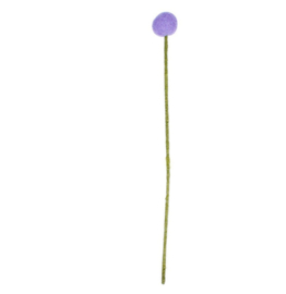 Craspedia van vilt Lavendel - Sjaal met Verhaal