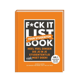 F*CK it list book voor studenten