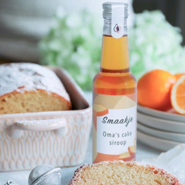 Flesje siroop Oma's cake - 250 ml