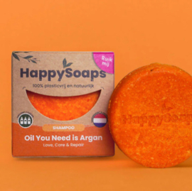 Shampoo Bar Oil you need is argan - Happy Soaps
