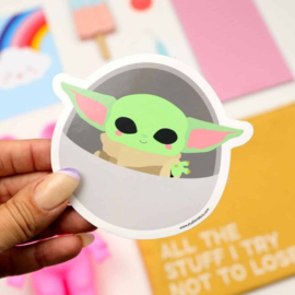 Sticker Baby Yoda Grogu Star Wars