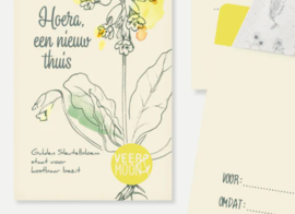 Hoera een nieuw thuis Bloemzaden cadeau - Veer & Moon