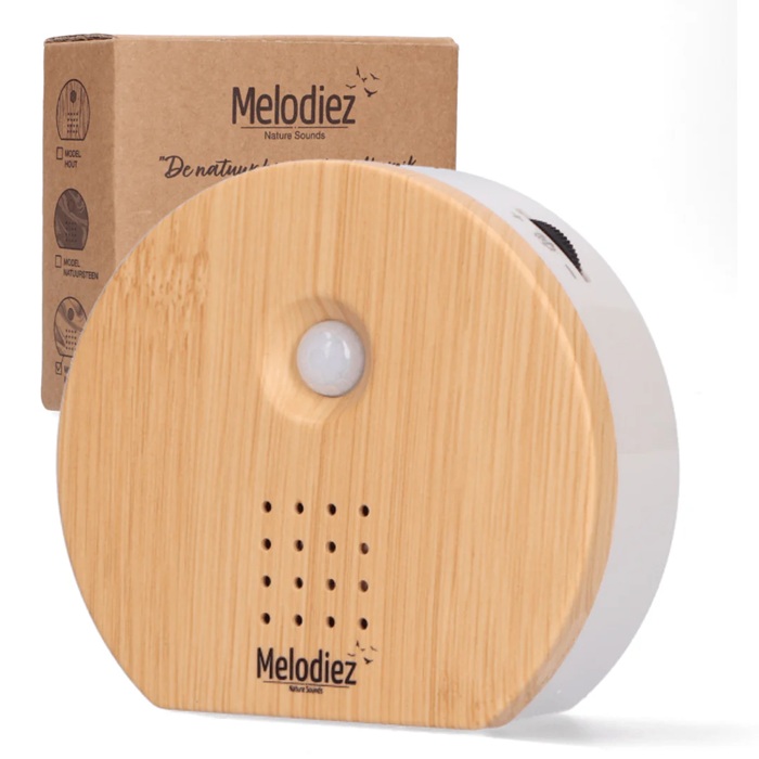 Geluidsboxje met verschillende geluiden Licht hout - Melodiez