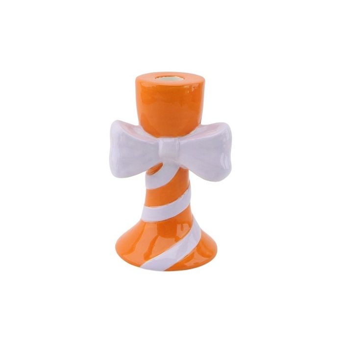 Kandelaar Strik oranje/lila - Housevitamin