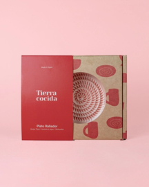 Raspkom keramiek Geel/Roze medium - Tierra Cocida
