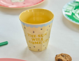 Melamine beker Cream Snoopy print - Rice