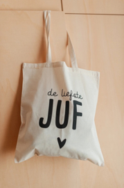Totebag De liefste juf