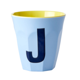 Melamine alfabet beker Letter J | Rice