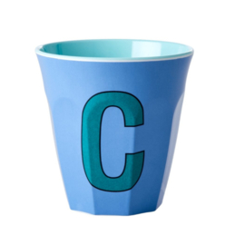 Melamine alfabet beker Letter C | Rice