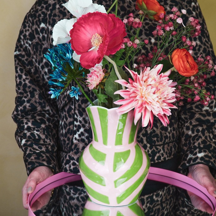 Vaas groen roze -  Housevitamin