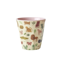 Melamine beker Small Sweet jungle Pink - Rice