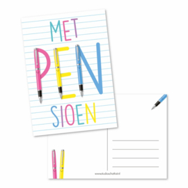 Postkaart | Met pensioen