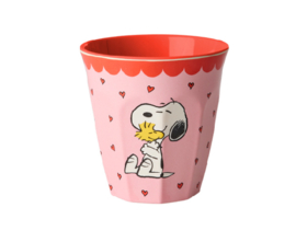 Melamine beker Pink Snoopy print - Rice