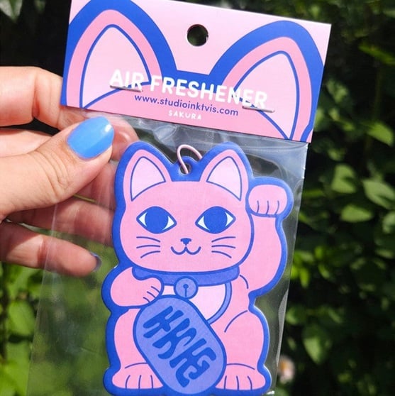 Air freshener Lucky cat - Studio Inktvis