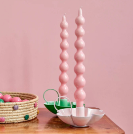 Set 2 Curved candles - Soft pink | Rice