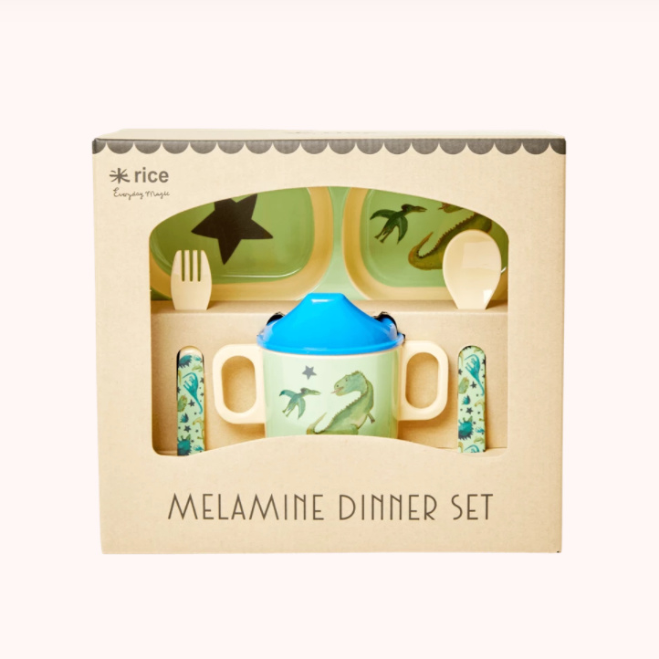 Melamine dinner set Dino | Rice