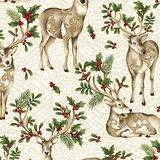 Graceful Deer Cream  Multi