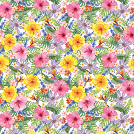 Tropical Garden - White