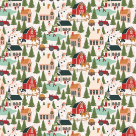 Prairie Christmas Groen - Beige
