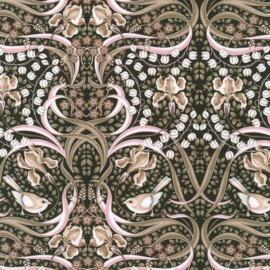 Feathers and Flora Bruin - Beige
