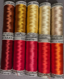 Rood Bruin Beige mix