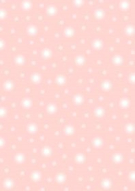 Pale pink starry sky 30 x 110 cm