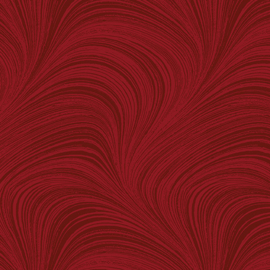 Wave Texture Medium Red Flannel 108 inch breed