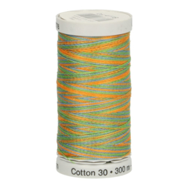 4118 Oranje Blauw Groen gemeleerd Gutermann