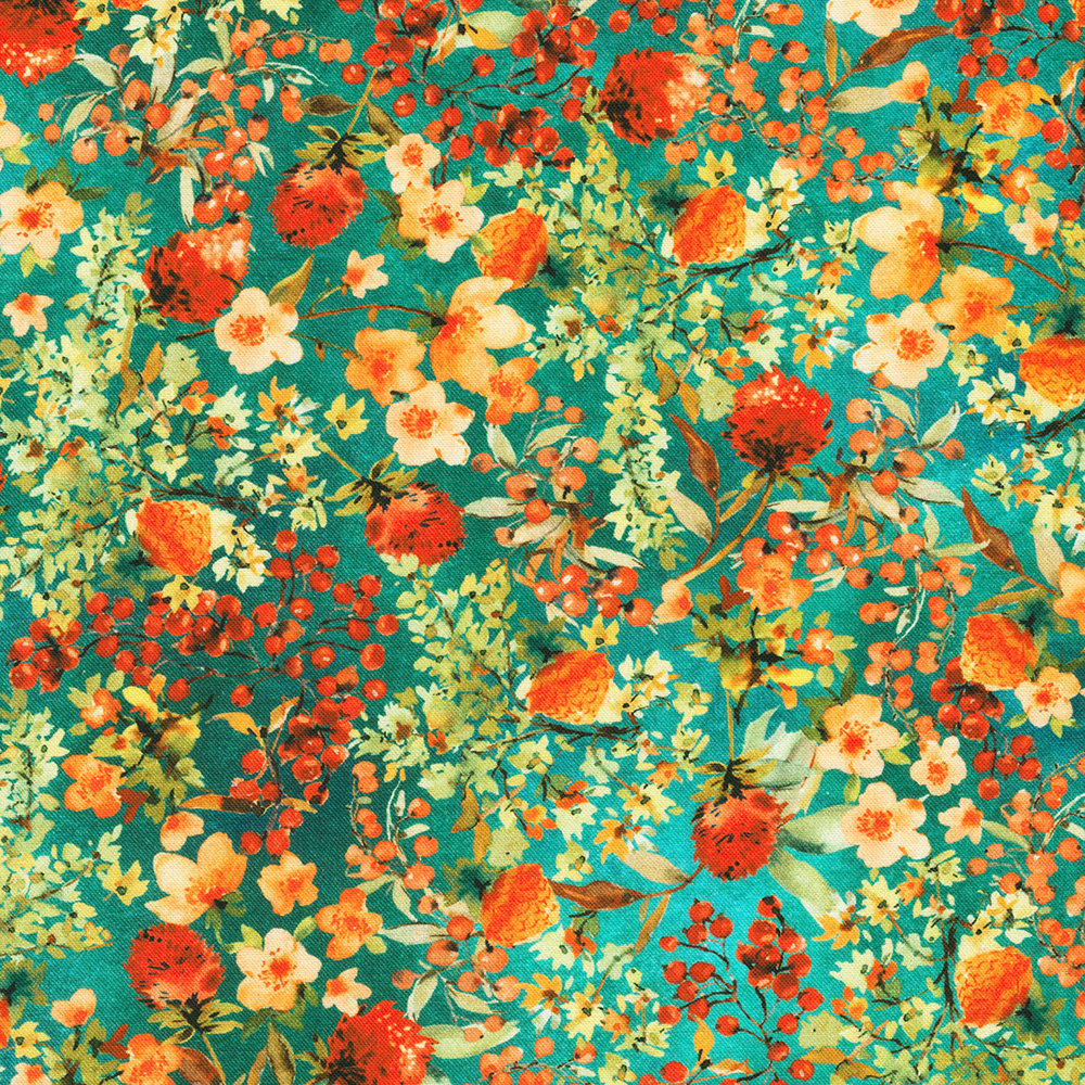 Sunlit Garden - Blauw Geel